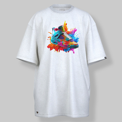 T-Shirt OVERSIZED AJ4 Splat Print na internet