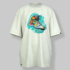 T-Shirt OVERSIZED AJ1 Splat Print - SNEAKERSHIRTS