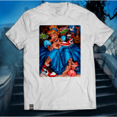 T-Shirt Cinderella x AJ1 Chicago na internet