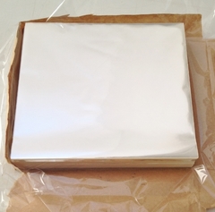 2 kg medida 30x30 - Tapetes transp. bopp (aprox. fls) - SOB ENCOMENDA - 14 DIAS p/ confecção e envio.