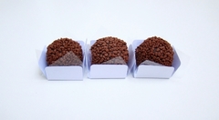 SOB ENCOMENDA 15 DIAS - lote ATACADO 5.000 Forminhas 3x3x1,8 para MINI DOCES - mod. QUADRADA PEQUENA BRANCA - Hr embalagens