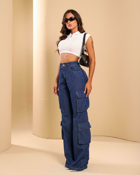 Wide Cargo Escura - comprar online