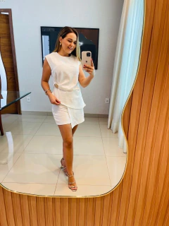 Conjunto fivela flor - Kzelly Modas