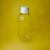 FRASCO BODY CRISTAL PET 250 CC C/ TAPA LISA SIMPLE BLANCA