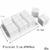 MOLDE SILICONA CUBO RUBIK PEQUEÑO X 6