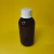 FRASCO OMEGA 125 CC AMBAR C/ TAPA LISA SIMPLE R24