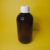 FRASCO BODY AMBAR PET 250 CC C/ TAPA LISA SIMPLE BLANCA