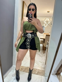 blusa multiformas - Verde na internet