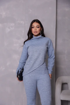 Conjunto malha Ribana gola alta de inverno - comprar online