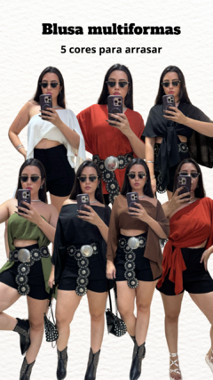 blusa multiformas - preto - loja online