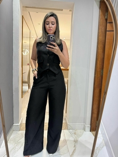 Conjunto social Stefany - especial dia das mães - Preto - comprar online