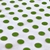 Friselina Estampada Fondo Blanco Lunar Verde Brillante - comprar online