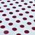 Friselina Estampada Fondo Blanco Lunar Rojo en internet