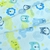 Interlock Estampado Celeste Con Caritas Animales