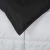 Acolchado Kavanagh Simil Plumon 0099 Negro Gris Perla - Tienda Los Angeles - Telas y Blanco Hogar