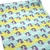 Microfibra Estampada Unicornio Ondas Amarillas - comprar online