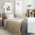 Acolchado Palette Basic Liso Blanco