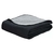 Cubrecama Kavanagh Quilt Bicolor Twin C/funda 7115 Gris Negro - comprar online
