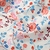 Microfibra Estampada Blanco Ramas Petroleo-flor Rosa