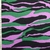 Angorina Estampada Acebrado Negro-violeta-verde - comprar online
