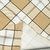 Bengalina Estampada Cuadros Beige-blanco - Tienda Los Angeles - Telas y Blanco Hogar