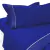 Juego Sabana Louisiana 100 % Algodon 180 Hilos Azul Francia