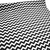 Tropical Mecanico Estampado Chevron Blanco y Negro - comprar online