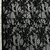 Encaje Con Lycra Negro Con Flores y Hojas - comprar online