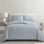 Cubrecama Kavanagh Ethereal Queen 0022 Gris Claro