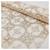 Hule Carpeta Broderie Natural Flor Cuadro Corazon Dorado en internet