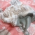 Frisa Confort Estampada Cuadro Rosa-verde-beige Flor Blanca