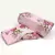Juego Sabana Estampada 6 Piezas Rosa Ramo Rosas King