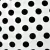 Gabardina Estampada Premium Blanco Con Circulos Negros en internet