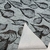 Cuerina Alfa Estampada Gris Hojas Negras - Tienda Los Angeles - Telas y Blanco Hogar