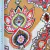 Rayon Viscosa Estampado Beige Arabescos Rojo-natural - comprar online