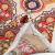 Rayon Viscosa Estampado Beige Arabescos Rojo-natural - Tienda Los Angeles - Telas y Blanco Hogar
