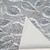 Cuerina Alfa Estampada Gris Hojas Relieve Blanco - Tienda Los Angeles - Telas y Blanco Hogar