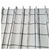 Cortina de Cocina Tusor Cuadros Negro - comprar online