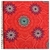 Tropical Mecanico Estampado Coral Flor Estrella Verde-fucsia - comprar online