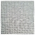 Chenille Sastre Crudo Cuadros Negros - comprar online