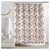 Cortina de Baño Doble Premium Hoja Adan Marron