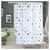 Cortina de Baño Doble Premium Cactus Negro Turquesa