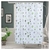 Cortina de Baño Doble Premium Cactus Negro Verde Manzana