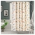 Cortina de Baño Doble Premium Mandala Naranja Beige