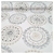 Cuerina Alfa Estampada Bco Mandalas Gigante Negro-beige en internet