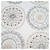 Cuerina Alfa Estampada Bco Mandalas Gigante Negro-beige - comprar online