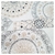 Cuerina Alfa Estampada Bco Mandalas Gigante Negro-beige