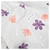 Broderie Bicolor Blanco Flores Violeta y Salmon - comprar online
