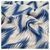 Tropical Mecanico Estampado Zigzag Beige -azul Jaspeado