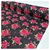Tropical Mecanico Estampado Negro Flor Fucsia Hojas Verdes - Tienda Los Angeles - Telas y Blanco Hogar